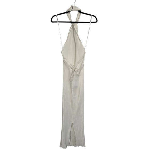 L'IDÉE Klum Satin Midi Dress in White NWT - Picture 6 of 9